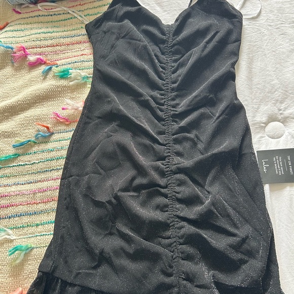 NWT black mini dress lulus - Picture 2 of 5
